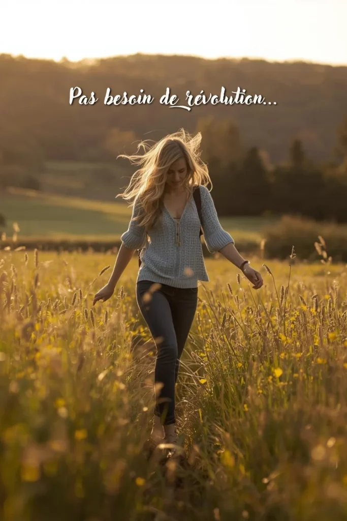 Routine apaisante fin de journée