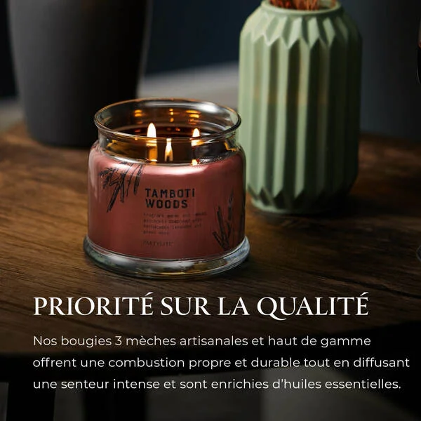 Bougie 3 mèche Partylite