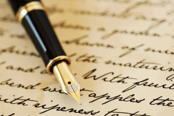 écriture à la main