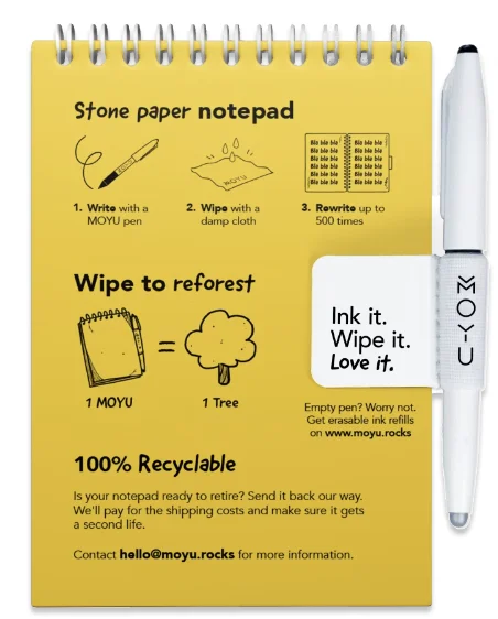 carnet effaçable moyu