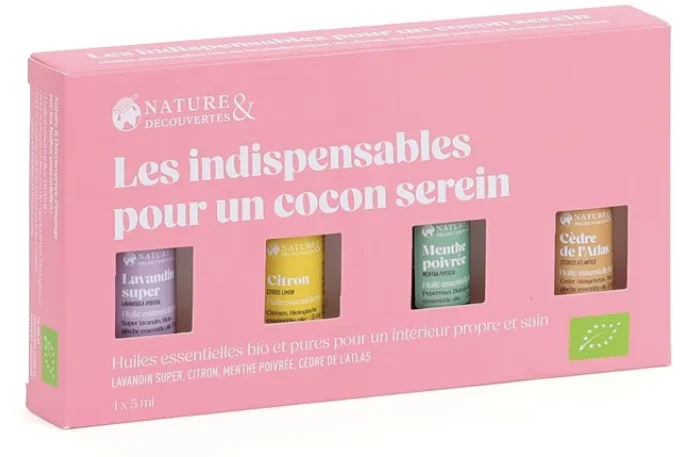 coffret huiles essentielles sérénité Nature & Découverte